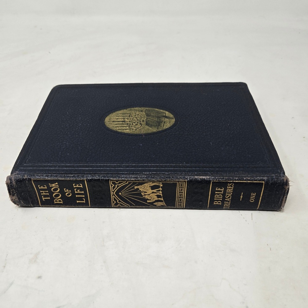 The Book of Life Volume One Bible Treasures 1946 John Rudin&Co Hardcover Antique - Picture 2 of 3